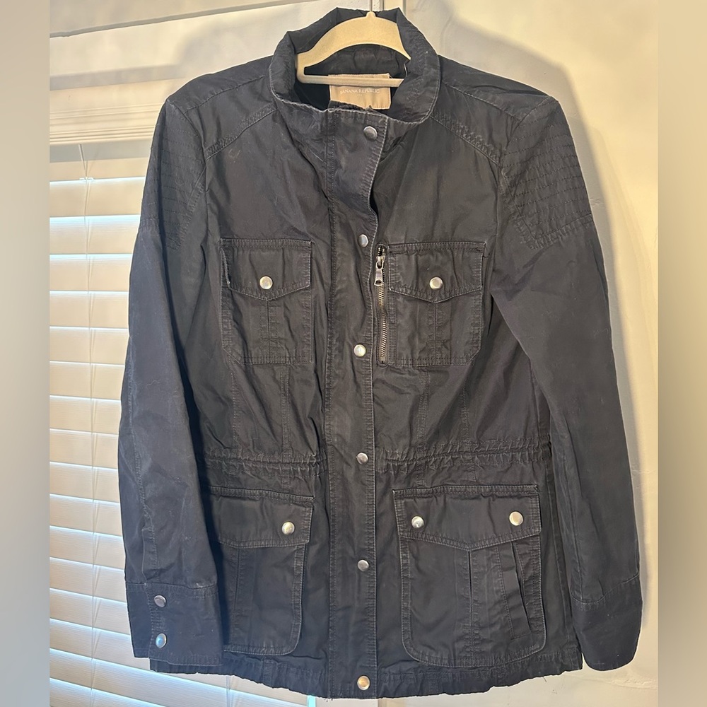 Banana Republic Navy Blue Coat